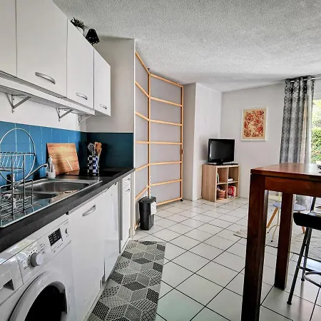 Appartement La Bulle Bleue - Parking-terrasse-aeoport-meet